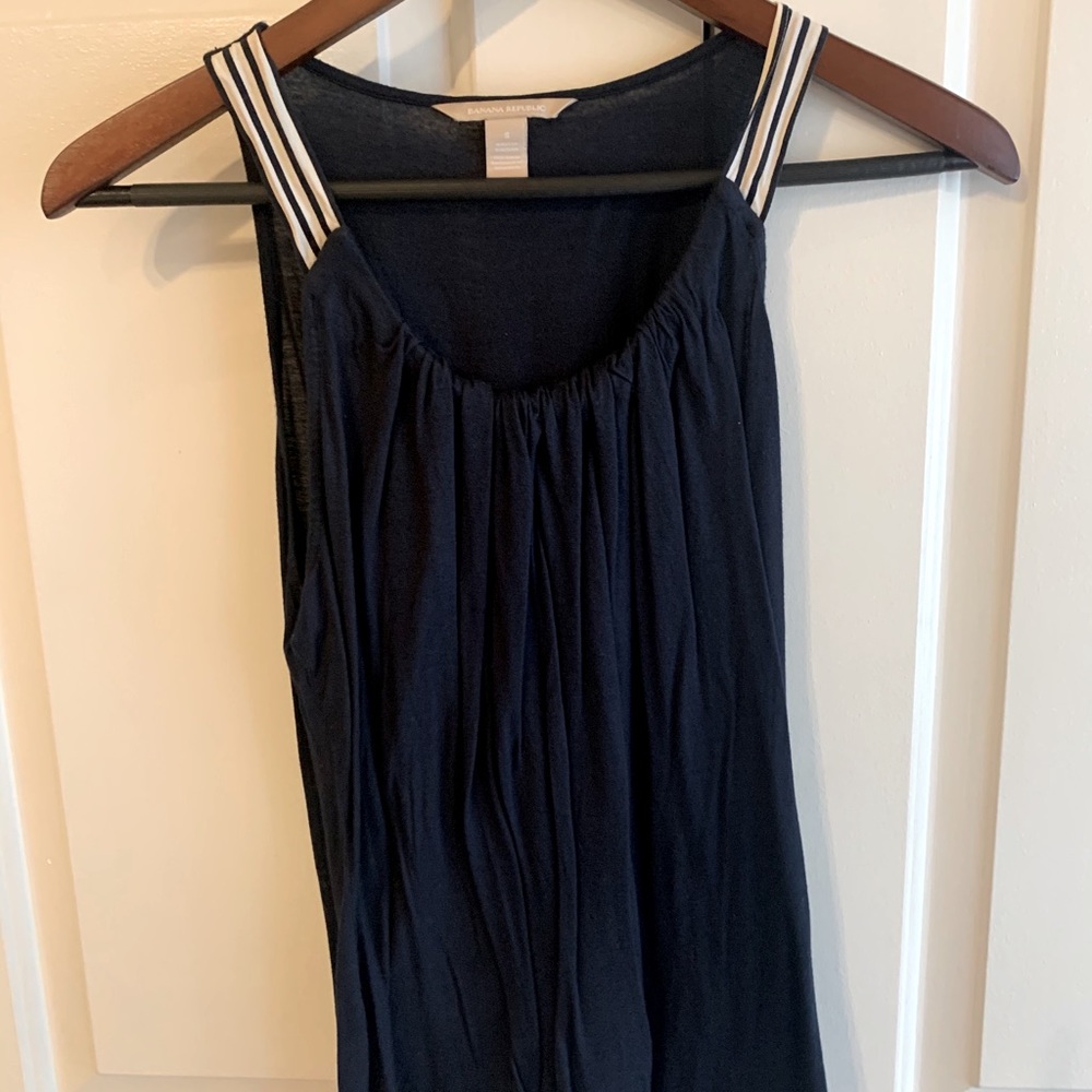 Nautical Banana Republic Navy Top SMALL